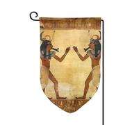 Bandiere da giardino antiche egiziane verticali su entrambi i lati, 30,5 x 45,7 cm, bandiera stagionale primaverile estate per vacanze fattoria cortile decorazione da appendere all'aperto