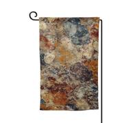 Bandiere da giardino astratte in granito verticale su entrambi i lati, 30,5 x 45,7 cm, bandiera stagionale primaverile estate per vacanze fattoria cortile decorazione da appendere per esterni, taglia