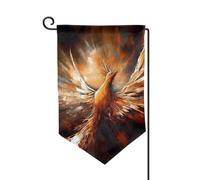 Bandiere da giardino astratte Phoenix verticale su entrambi i lati bandiera della casa 30,5 x 45,7 cm bandiera stagionale primavera estate vacanza fattoria cortile decorazione da appendere all'aperto