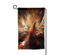 Bandiere da giardino astratte Phoenix verticale su entrambi i lati bandiera della casa 30,5 x 45,7 cm bandiera stagionale primavera estate vacanza fattoria cortile decorazione da appendere all'aperto