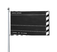 Bandiere da giardino bifacciali da 3X5 piedi, bandiere da casa, classiche bandiere da film, bandiere da giardino nere, striscioni natalizi con occhielli in ottone, grandi bandiere di benvenuto per cor