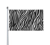 Bandiere da giardino bifacciali da 3X5 piedi, bandiere da casa con stampa zebra, striscioni natalizi con occhielli in ottone, grandi bandiere di benvenuto per decorazioni per interni ed esterni da gia