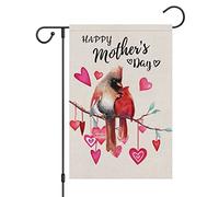 Bandiere da giardino Cardinal Love Heart Happy Mother's Day For Mom