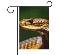 Bandiere da giardino Cobra Snake 30,5 x 45,7 cm bandiera esterna a doppia faccia bandiera estiva da giardino di benvenuto bandiere da giardino stagionali decorazioni per le vacanze