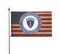 Bandiere Da Giardino Cold War Europe Command Veteran Bandiera Da Cortile Impermeabile Banner Giardino Antivento Bandiere Decorative Per Celebrazione Sport Esterna 90X150 CM