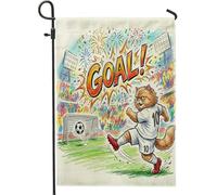 Bandiere da giardino con gatto persiano 2026, 30,5 x 45,7 cm, double face, per decorazione esterna, bandiera in tela per giocare a gattino, bandiera in tela per sport all'aperto, piccola bandiera da