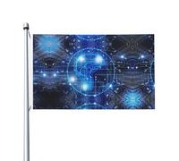 Bandiere da giardino con intelligenza artificiale con cervello, bandiere decorative su entrambi i lati, adatte per prati, balconi, portici, ecc.