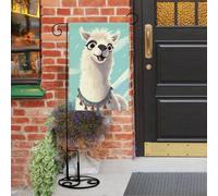Bandiere da giardino con lama 30,5 x 45,7 cm, doppia faccia, piccola bandiera da giardino per esterni, bandiere stagionali per Natale, fattoria, decorazioni esterne