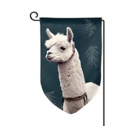 Bandiere da giardino con lama alpaca verticale su entrambi i lati, 30 x 45 cm, bandiera stagionale primaverile estate per vacanze fattoria cortile decorazione da appendere per esterni, taglia unica