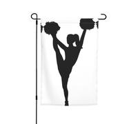 Bandiere da giardino con stampa cheerleader, 30,5 x 45,7 cm, double face, decorazione stagionale per la casa e per tutte le stagioni