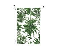 Bandiere da giardino con stampa di erbe e piante erbacee in fiore, 30,5 x 45,7 cm, bandiera per tutte le stagioni, decorazione per cortile esterno per terrazze