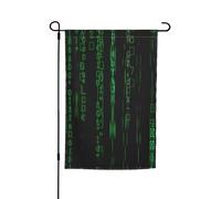 Bandiere da giardino con stampa di Hacker Era, 30,5 x 45,7 cm, per tutte le stagioni, decorazione da cortile per esterni