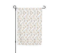 Bandiere da giardino con stampa di un lama, 30,5 x 45,7 cm, double face, decorazione stagionale per la casa e per tutte le stagioni