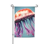 Bandiere da giardino con stampa medusa 30,5 x 45,7 cm, per tutte le stagioni, decorazione per cortili all'aperto