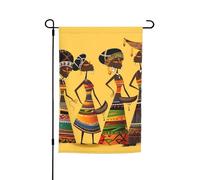Bandiere da giardino creative con cultura africana per esterni su entrambi i lati bandiere da cortile 30,5 x 45,7 cm piccole bandiere da giardino stagionali per decorazioni interne ed esterne