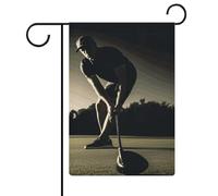 Bandiere da giardino da golf fitness 30,5 x 45,7 cm bandiera esterna a doppia faccia bandiera estiva bandiera floreale benvenuto giardino bandiere stagionali decorazioni per le vacanze