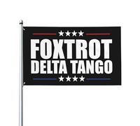 Bandiere da giardino FDT Resist Flag Foxtrot Delta Tango per esterni, cartelli da giardino, striscioni decorativi, 3x5 piedi