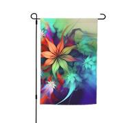 Bandiere da giardino floreali astratte per esterni su entrambi i lati, bandiere da giardino 30 x 45,7 cm, piccole bandiere da giardino stagionali per decorazioni interne ed esterne