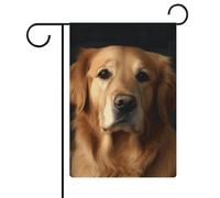 Bandiere da giardino Golden Retriever 30,5 x 45,7 cm bandiera esterna a doppia faccia bandiera estiva da giardino di benvenuto bandiere da giardino stagionali decorazioni per le vacanze