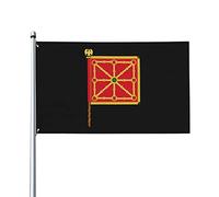 Bandiere Da Giardino Guidon Of The Ancient Kingdom Of Navarre Outdoor Bandiera Impermeabile Banner Giardino Premium Bandiera Da Cortile Per Interno Giardino Sport 90X150 CM