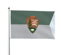 Bandiere Da Giardino Guidon Of The United States National Park Service Bandiere Decorative Durevole Outdoor Bandiera Premium Banner Giardino Per Sport Esterna Fattoria 90X150 Cm
