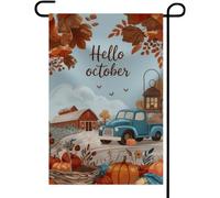 Bandiere da giardino Happy Thanksgiving - 31 x 45 cm, bandiera del Ringraziamento Be Thankful bandiera decorativa su entrambi i lati, bandiera da giardino autunnale per raccolto autunno cortile