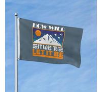 Bandiere Da Giardino How Wild It Was To Let It Be Adventure Outdoor Bandiera Premium Banner Giardino Durevole Bandiere Decorative Per Interno Cortile Esterna 90X150 CM