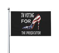 Bandiere Da Giardino I'M Voting For The Prosecutor High Heel Stilettos Us Bandiera Da Cortile Antivento Banner Giardino Impermeabile Outdoor Bandiera Per Esterna Giardino Sport 90X150 CM