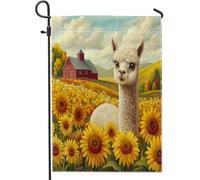 Bandiere da giardino in alpaca autunnale 30,5 x 45,7 cm, double face per esterni, bandiere verticali standard in tela per la casa, paesaggio, cortile, cortile, prato