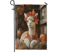 Bandiere da giardino in alpaca autunnale 30,5 x 45,7 cm per esterni, bandiere verticali standard in lino per casa, rustiche divertenti bandiere per cortile cortile cortile prato decorazione esterna