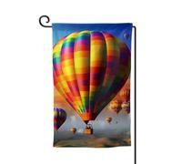 Bandiere da giardino in mongolfiera verticale a doppia faccia bandiera per la casa 30,5 x 45,7 cm primavera estate stagionale cortile banner vacanza fattoria cortile all'aperto decorazione da