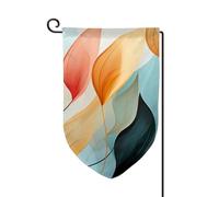 Bandiere da giardino in stile moderno della metà del secolo, bandiera verticale su entrambi i lati, 30,5 x 45,7 cm, per primavera, estate, stagionale, cortile, decorazione da appendere, taglia unica