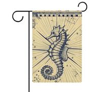 Bandiere da giardino in stile nautico antico 30,5 x 45,7 cm bandiera esterna a doppia faccia bandiera estiva da cortile floreale bandiere da giardino di benvenuto stagionali decorazioni per le vacanze