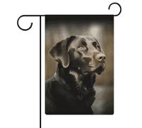 Bandiere da giardino Labrador Retriever 30,5 x 45,7 cm bandiera esterna a doppia faccia bandiera estiva da cortile floreale bandiere da giardino di benvenuto stagionali decorazioni per le vacanze