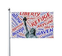 Bandiere Da Giardino Liberty Refuge Haven Asylum Bandiere Da Esterno Allo Sbiadimento Decorative Flag Bandiera Antivento Esterni For Spiaggia Camera Da Letto 90x150cm