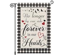 Bandiere Da Giardino Memorial Cemetery No Longer By Our Side Forever In Our Heart Plaid Grave Outdoor Bandiera Resistente Intemperie Bandieradacortile Premium Pride Flag Per Bar Portico 30X45Cm