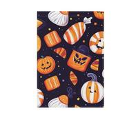 Bandiere da giardino, motivo caramelle dolci di Halloween, striscioni su entrambi i lati per prato fattoria terreno agricolo decorazione esterna stagionale 30,5 x 45,7 cm