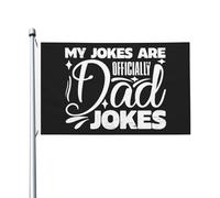 Bandiere Da Giardino My Jokes Are Officially Dad Jokes Bandiere Decorative Impermeabile Banner Giardino Premium Bandiera Da Cortile Per Cortile Fattoria Celebrazione 90X150 Cm