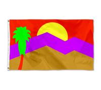 Bandiere Da Giardino Palm Springs, California Bandiere Decorative Durevole Bandiera Da Cortile Premium Banner Giardino Per Celebrazione Fattoria Prato 90X150 Cm