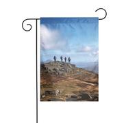 Bandiere da giardino per camminatori esterni al vertice Bandiera da giardino 30,5 x 45,7 cm doppia faccia stagionale benvenuto cortile bandiera da esterno piccole bandiere da giardino per patio