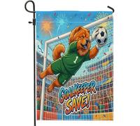 Bandiere da giardino per cani Chow Chow 2026, 30,5 x 45,7 cm, double face, per decorazione esterna, per giocare a cucciolo di portiere, bandiera per casa, sport all'aperto, piccola bandiera per prato