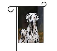 Bandiere da giardino per esterni, bandiere da giardino con stampa di cane dalmata, per decorazioni esterne, bandiere da giardino per tutte le stagioni