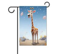 Bandiere da giardino per esterni, bandiere da giardino con stampa di giraffe, per decorazioni esterne, bandiere da giardino per tutte le stagioni