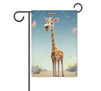 Bandiere da giardino per esterni, bandiere da giardino con stampa di giraffe, per decorazioni esterne, bandiere da giardino per tutte le stagioni