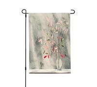 Bandiere da giardino per esterni, natura morta dei rami degli alberi, vivaci bandiere da cortile, perfette per Pasqua e decorazioni per esterni, bandiere primaverili per tutte le stagioni