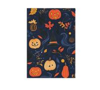 Bandiere da giardino per la casa, stampa magica di Halloween, striscione su entrambi i lati per prato fattoria terreni agricoli stagionali all'aperto piccola decorazione in iuta 30,5 x 45,7 cm