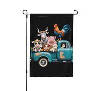 Bandiere da giardino personalizzate Whimsical's, 12x18, bifacciali, decorative, per tutte le stagioni.