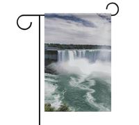 Bandiere da giardino primaverili e estive delle cascate del Niagara, 30,5 x 45,7 cm, double face, per esterni, bandiere stagionali e striscioni per patio, cortile, terrazza, veranda, giardino