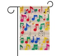 Bandiere da giardino primaverili estive colorate 12 x 18 cm a doppia faccia per esterni, bandiere da esterno stagionali e striscioni per terrazza, giardino, terrazza, balcone, prato, decorazioni per