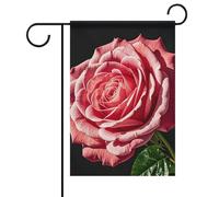 Bandiere da giardino primaverili estive con rose e fiori di molti fan 30,5 x 45,7 cm, double face, bandiere e striscioni stagionali per esterni, per patio, cortile, terrazza, veranda, giardino